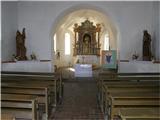 Notranjost nemške cerkve
